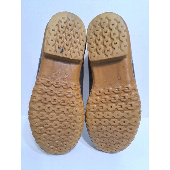 LL Bean Mens Size 9 BEAN BOOTS Leather Low Duck Hunting Rain Shoes USA Made - Picture 10 of 11